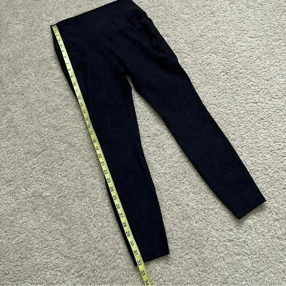 Spyder Active Performance High Rise Tight Fit Leggings Black Women’s Size Small